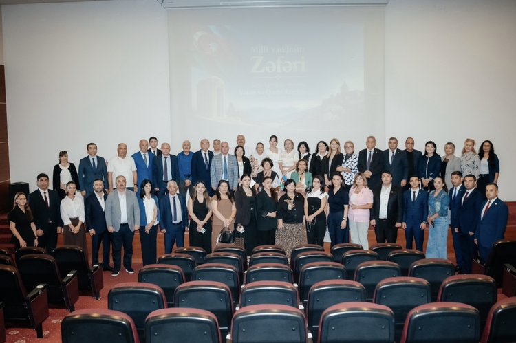 “Milli yaddaşın zəfəri: Tarixi Qayıdışın Məramı – Vətən və Qərbi Azərbaycan” mövzusunda tədbir keçirilib